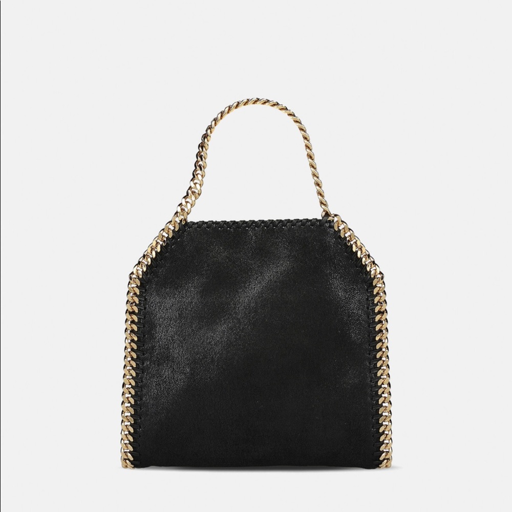 Falabella Mini Tote Black/Gold